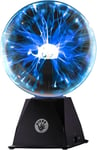 Kicko 7â€ Blue Plasma Ball Touch Sensitive, Nebula Thunder Lightning Plug-in Plasma Globe, Kristallkula för fester, Vetenskapsdekorationer,