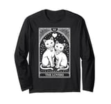 Tarot Card Mystic Cats | The Lovers Valentines Day | Couples Long Sleeve T-Shirt