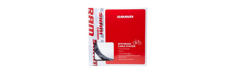 SRAM MTB Bremsewiresett Sort, Foran og bak, m/strømpe