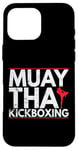 Coque pour iPhone 16 Pro Max Kickboxing Muay Thai Précision et Endurance