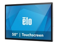 Elo 5053L - Commercial Grade - Led-Skärm - 50" - Öppen Ram - Pekskärm - 3840 X 2160 4K @ 60 Hz - 500 Cd/M² - 4000:1 - 9.5 Ms - 2Xhdmi, Displayport, Usb-C - Högtalare - Svart