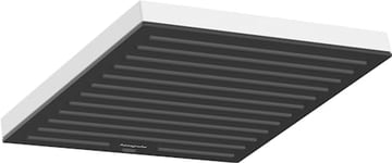 hansgrohe Pulsify E - Douche de tête avec 1 type de jet (PowderRain), Douche de pluie carrée (260 x 260 mm), Pommeau de douche pour montage au mur/plafond, Blanc mat