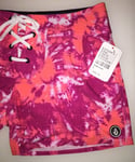 Volcom Beach Shorts - Pink - Large - RRP £35 - New