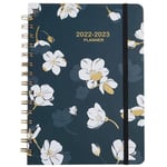 Agenda Fleur Calendrier Cahier Plan Quotidien AnnéE Calendrier A5 Bobine Cahier Anglais Livre Gestion Du Temps Agenda, b