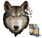 Madd Capp Puzzles - I AM Wolf - 550 Pieces - Animal Shaped Jigsaw Pu (US IMPORT)