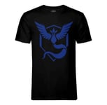 T-Shirt Homme Col Rond Pokemon Go Equipe Sagesse Jeux Vidéo Geek