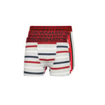 Crosshatch Lot de 5 boxers pour homme - Multicolores - Cadeau pour amis, petit ami ou mari. Les boxers sont disponibles dans les tailles S, M, L, XL, XXL, Dipper-red, S