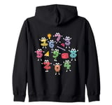 Cute Funny Numbers Love Maths Day Numbers Day Mathematics Zip Hoodie