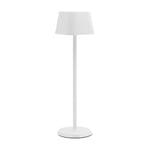 SECURIT - Lampe LED à Variateur Georgina - Sans Fil - Rechargeable Par USB Magnétique - Intérieur/Extérieur - Pour Bar, Café, Restaurant, Hôtel - 38 x 11 x 11 cm - Coloris Blanc