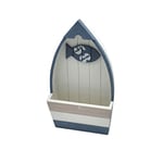 Vacchetti Giuseppe Boîte à Lettres en Bois Bateau Multicolore Petit