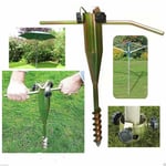 Rotary Airer Washing Line Metal Ground Spike Garden Parasol Umbrella Stand