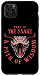 iPhone 11 Pro Max Year Of the Snake. A Path Of Wisdom. Cinese New Year Costume Case