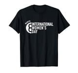 Magic 8 Ball International Women's Day Half 8 Ball T-Shirt