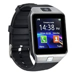 tempo di saldi Smartwatch Bluetooth avec Carte SIM Et Micro SD Montre pour Téléphone Portable Smartphone