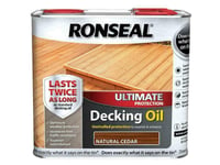 Ronseal Ultimate Decking Oil Natural Cedar 2.5 Litre RSLUDONC25L