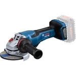 Bosch Professional BITURBO Cordless Angle Grinder GWS 18V-15 P (performance equal to corded 1,500 W, without batteries and charger, in Cardboard box)