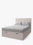 Koti Home Dee Upholstered Ottoman Storage Bed, King Size