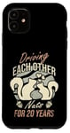 Coque pour iPhone 11 20th 20-Years Wedding Anniversary Funny Couple For Him Her