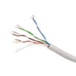 Câble RJ45 Catégorie 5 UTP Rigide GEMBIRD UPC-5004E-SOL/100 100 m Gris 100 m