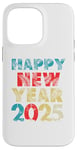 Coque pour iPhone 14 Pro Max Happy New Year 2025 Vintage Retro Kids Men Women Family