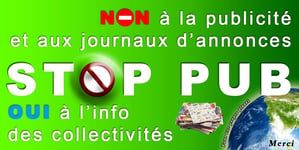 Stickers Autocollant Stop-Pub Boite au lettre Anti Pub 25x50 mm