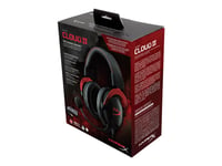 Hyperx Cloud Ii - Hodesett - Full Størrelse - Kablet - Rød