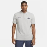 England National Team Pique Men's Nike Polo Shirt Sz M Grey DR9718 063