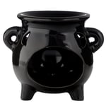 Black Cauldron Oil Burner Gothic Wiccan Witchcraft Magic Halloween