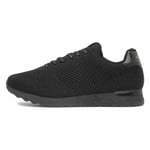 Hush Puppies Katrina Trainer, Basket Femme, Noir, 39 EU