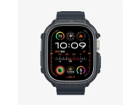 Spigen Rugged Armor, Ask, Smartwatch, Grå, Apple, Watch Ultra (49mm) Watch Ultra 2 (49mm), Termoplastisk polyuretan (TPU)