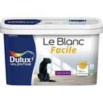 Dulux Valentine - Peinture Le Blanc Facile Velours Blanc 2,5 l