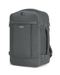 ECOHUB Sac a Dos Voyage Cabine Avion, 20L Sac 40x20x25 Ryanair avec Compartiment 3D pour Portable, Poids Léger Sac à Dos Ryanair, Femme Homme Bagage Cabine, Gris