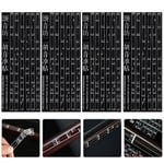 4 Sheets Erhu Sound Stickers Fretboard Notes Scale Fingerboard