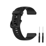 INF Klockarmband silikon  Forerunner 945/935, Garmin Fenix 5 Garmin Forerunner 945/935, Garmin Fenix 5 Svart