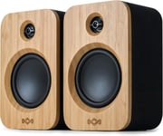 House of Marley Get Together Duo Bookshelf Speakers - Bluetooth Speakers with A