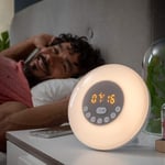 Uppladdningsbar Sunrise Alarm Clock med högtalare Sunrilk InnovaGoods