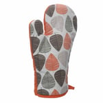 Orange Leaf Cotton Single Oven Glove Kitchen BBQ Cooking Hot Surface Pot Handler