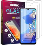 RKINC Verre Trempé [Lot de 3] pour Samsung Galaxy A03 / A03s / A02s, Film Protection écran, Dureté 9H 0,33 mm HD Glass [Garantie à vie][sans Bulles d'air][Résistant aux rayures]