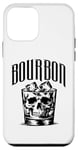 Coque pour iPhone 12 mini Crâne de whisky bourbon - squelette vintage amateur de whisky