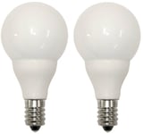 LED-Lågvoltslampa 24V E14 0,48W Vit 2-Pack