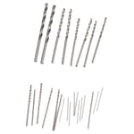 Micro Twist Bits Straight Shank Spiral Drill Repairing Mini Tool Fixing 25Pcs