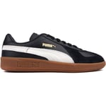 Puma Childrens Unisex Army Trainers - Black Leather - Size UK 6