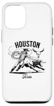Coque pour iPhone 15 Pro Houston Texas Rodeo Bull Rider Steer Wrangler Cowboy