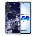 Cokitec Coque Renforcée en Verre Trempé pour Samsung Galaxy A54 5G Manga Assassination Classroom Nagisa