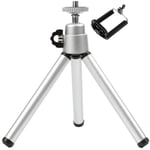 Mini Tripod - Smartphone og kamera stativ - Sølv