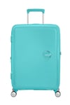 American Tourister Soundbox Stor 77 cm på 4 hjul - Expanderbar - Ljusblå