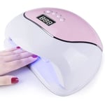 seche OnglesLampe UV Sèche Ongles120W UV LED Séchoir à Ongles Professionnel Automatique4 Minuteries 10-30-60-99SBase Aimant Démont