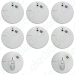 Set of 6 x  KF20 Optical Smoke Alarms & 2 x Kidde KF30 Heat Alarm