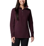 Columbia Femme Glacial 4 1/2 Zip Pull En Polaire, Moonvista, M EU