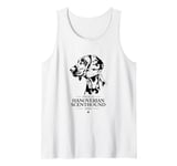 Proud Hanoverian Scenthound dad dog dad Hanoverian hound dog Tank Top